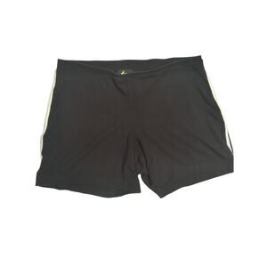 Athletech Black Women's Shorts - Size M - Cotton/Spandex Blend - Comfortable Fit